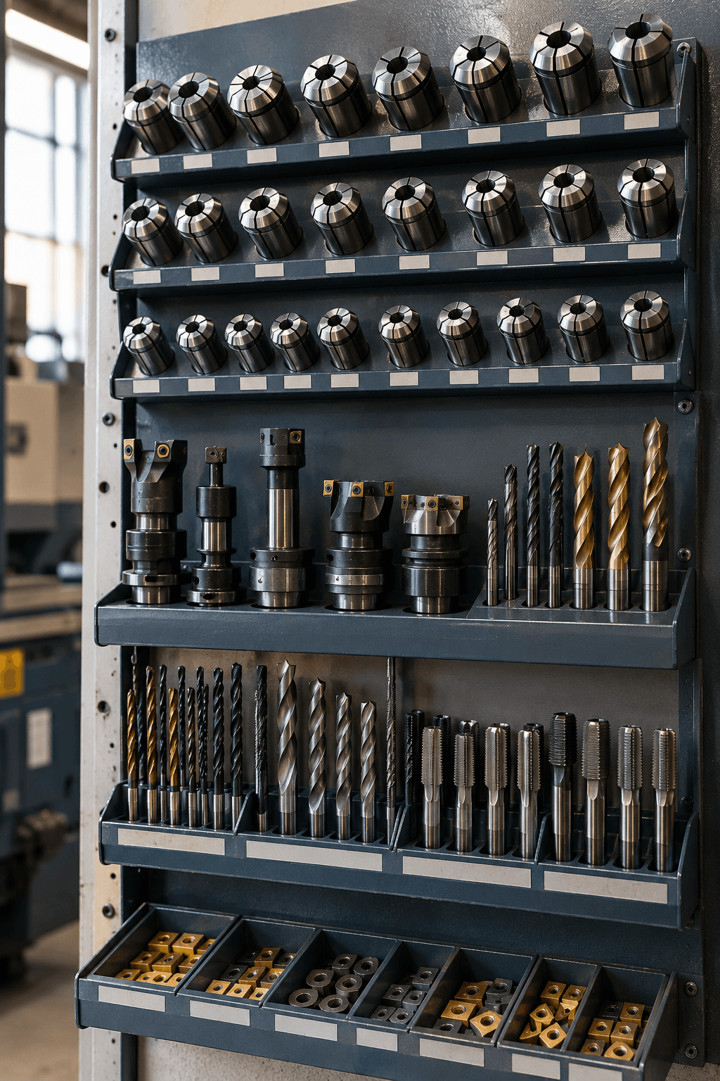 Organised tooling rack
