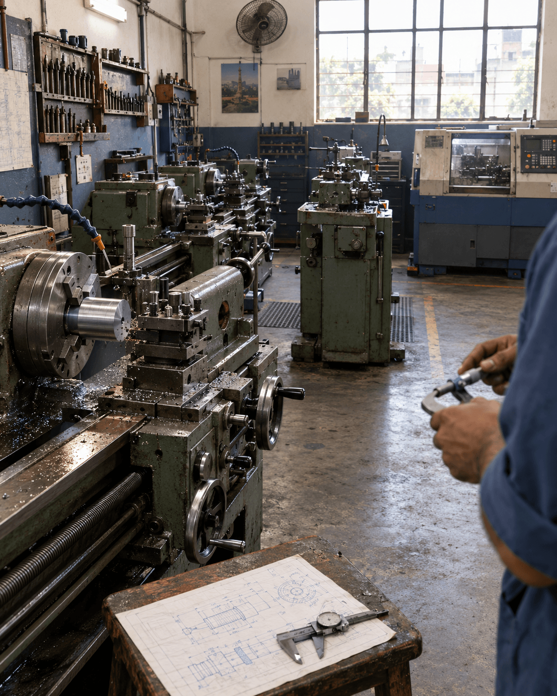 RAM Enterprises workshop floor